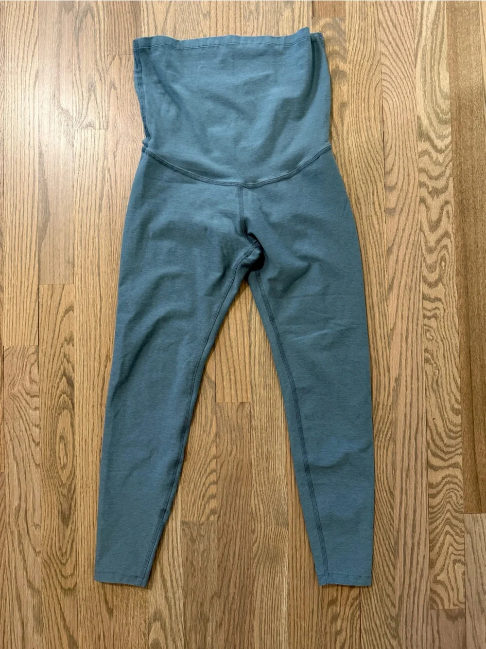 Beyond Yoga Slate Blue Maternity Leggings